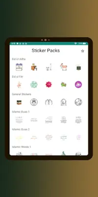 Islamic Chat Stickers & Duas android App screenshot 4